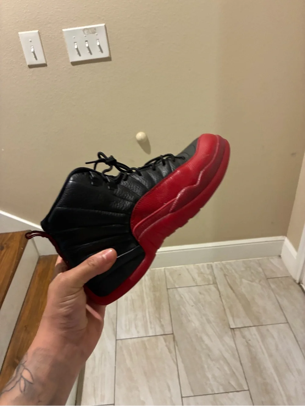 Jordan Men's Basketball Sneakers - Red/Black